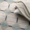 Jaipur Living Muted Mosaic Alaric MUM03 Blue / Gray Area Rug Detail Image