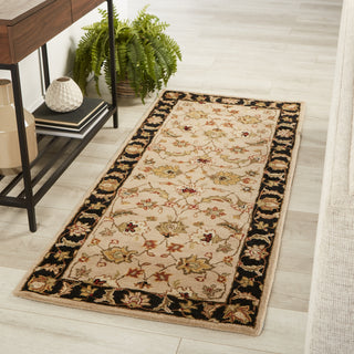 Jaipur Living Mythos Selene MY02 Beige/Black Area Rug Corner Image