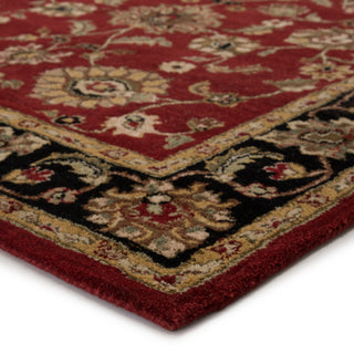 Jaipur Living Mythos Anthea MY08 Red/Black Area Rug Corner Image