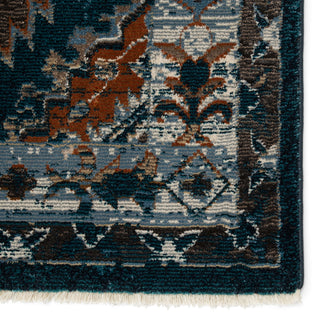 Jaipur Living Myriad Lia MYD10 Blue/Rust Area Rug by Vibe Detail Image