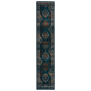 Jaipur Living Myriad Lia MYD10 Blue/Rust Area Rug by Vibe Runner Image