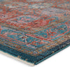 Jaipur Living Myriad Romilly MYD11 Rust/Teal Area Rug Corner Image