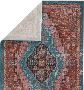 Jaipur Living Myriad Marielle MYD15 Rust/Teal Area Rug Backing Image