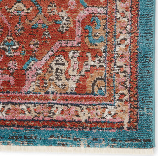 Jaipur Living Myriad Marielle MYD15 Rust/Teal Area Rug Detail Image