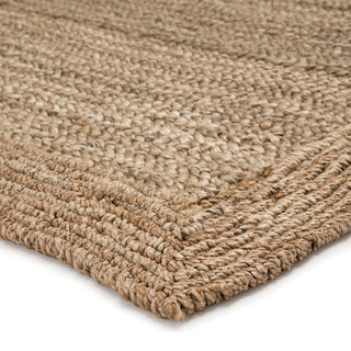 Jaipur Living Naturals Tobago Aboo NAT03 Beige Area Rug Corner Image
