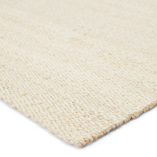Jaipur Living Naturals Tobago Hutton NAT27 White Area Rug Corner Image