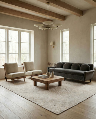 Jaipur Living Naturals Tobago Vero NAT35 Ivory Area Rug Lifestyle Image