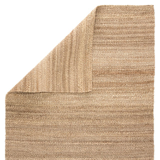 Jaipur Living Naturals Tobago Hilo NAT38 Tan Area Rug Backing Image