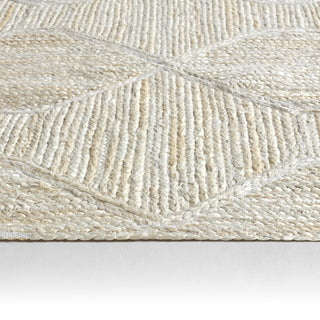 Jaipur Living Naturals Tobago Sisal Bow NAT41 Ivory/Beige Area Rug Backing Image