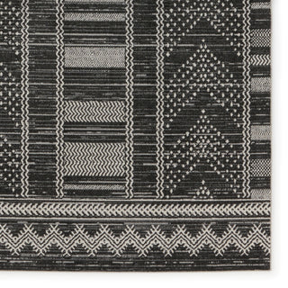 Jaipur Living Nadine Mateo NDN02 Black/Light Gray Area Rug by Vibe Detail Image