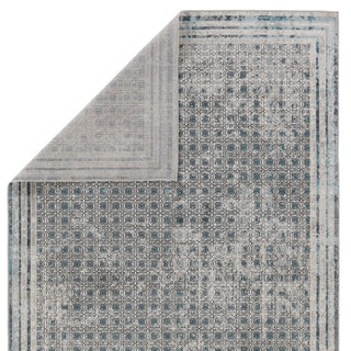 Jaipur Living Nadine Allora NDN04 Light Gray/Blue Area Rug by Vibe Backing Image