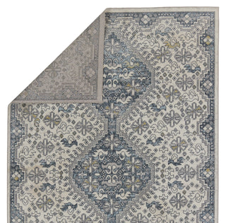 Jaipur Living Nadine Yucca NDN06 Cream/Blue Area Rug by Vibe Backing Image