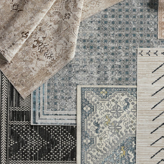 Jaipur Living Nadine Yucca NDN06 Cream/Blue Area Rug by Vibe Main Image