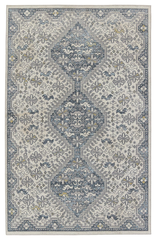 Jaipur Living Nadine Yucca NDN06 Cream/Blue Area Rug by Vibe main image