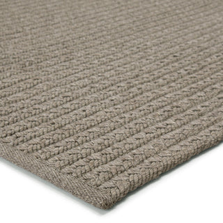 Jaipur Living Nirvana Premium Iver NIP01 Gray Area Rug Corner Image