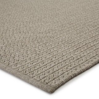 Jaipur Living Nirvana Premium Iver NIP05 Light Gray Area Rug Corner Image