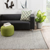 Jaipur Living Nirvana Foster NIR02 Gray/White Area Rug Lifestyle Image