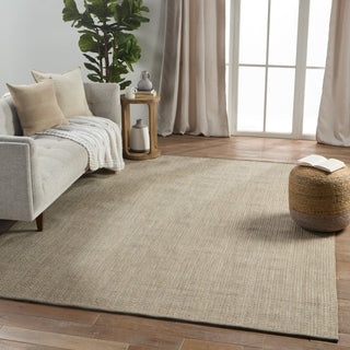 Jaipur Living Nirvana Sven Taupe/Cream Area Rug Lifestyle Image