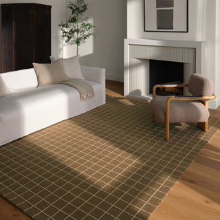 Jaipur Living Oxford By Barclay Butera Club OBB06 Brown Machine Washable Area Rug Lifestyle Image