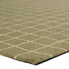 Jaipur Living Oxford By Barclay Butera Club OBB07 Green Machine Washable Area Rug Corner Image