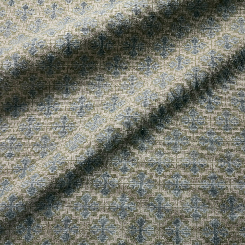 Jaipur Living Onessa Mildred ONE05 Blue/Green Area Rug Lifestyle Image Feature