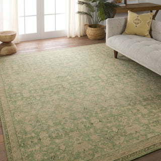 Jaipur Living Onessa Rowland ONE08 Green/Tan Area Rug