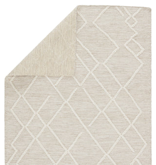 Jaipur Living Plateau Moab PLT01 Light Gray/Ivory Area Rug Backing Image
