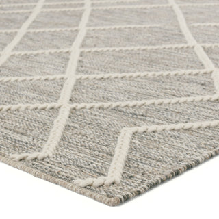 Jaipur Living Plateau Moab PLT02 Gray/Ivory Area Rug Corner Image