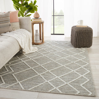 Jaipur Living Plateau Moab PLT02 Gray/Ivory Area Rug Lifestyle Image
