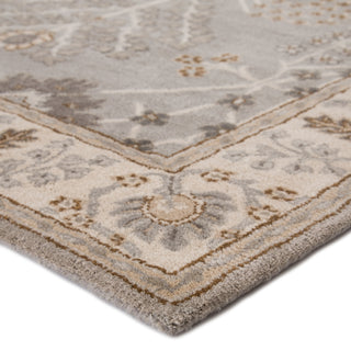 Jaipur Living Poeme Chambery PM144 Gray/Beige Area Rug Corner Image
