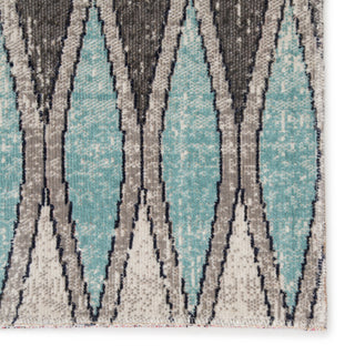 Jaipur Living Polaris Norwich POL02 Gray/Blue Area Rug Detail Image
