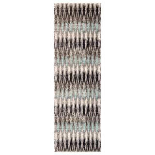 Jaipur Living Polaris Norwich POL02 Gray/Blue Area Rug Runner Image