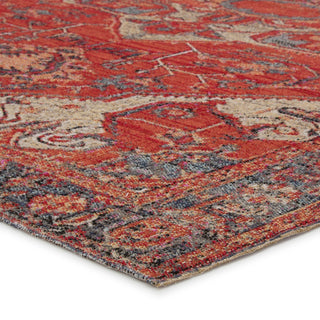 Jaipur Living Polaris Leighton POL06 Red/Blue Area Rug Corner Image
