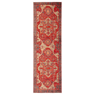 Jaipur Living Polaris Leighton POL06 Red/Blue Area Rug Runner Image
