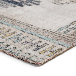 Jaipur Living Polaris Dez POL17 Blue/Yellow Area Rug Corner Image