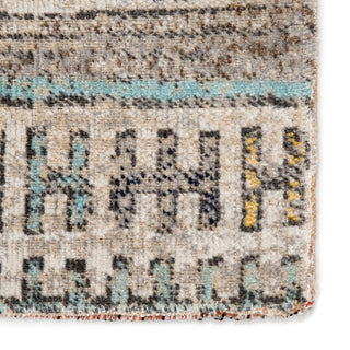 Jaipur Living Polaris Dez POL17 Blue/Yellow Area Rug Detail Image