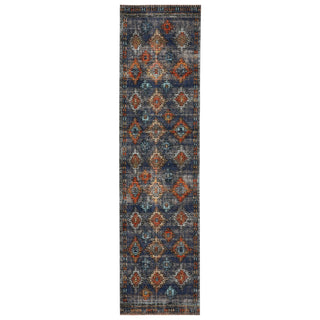Jaipur Living Polaris Dez POL18 Blue/Orange Area Rug Runner Image