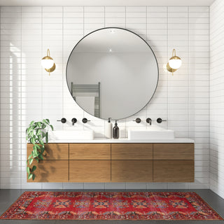 Jaipur Living Polaris Paloma POL19 Red/Black Area Rug Corner Image