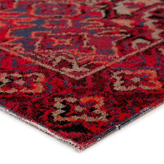 Jaipur Living Polaris Chaya POL21 Red/Black Area Rug Corner Image