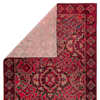 Jaipur Living Polaris Chaya POL21 Red/Black Area Rug Backing Image