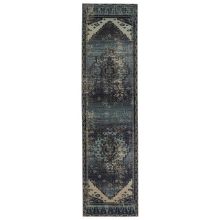 Jaipur Living Polaris Cicero POL39 Blue/Gray Area Rug Runner Image