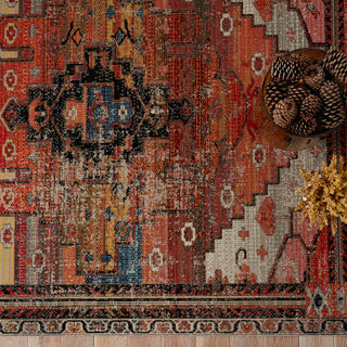 Jaipur Living Polaris Cicero POL40 Multicolor/Orange Area Rug Lifestyle Image