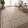 Jaipur Living Paradizo Cecily PRA06 Brown/Cream Area Rug Lifestyle Image Feature