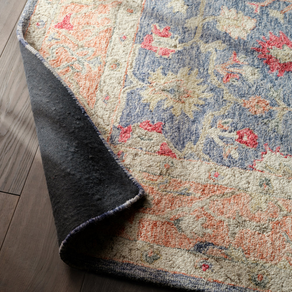 Jaipur Living Province Presley PRO03 Blue/Red Area Rug Lifestyle Image Feature