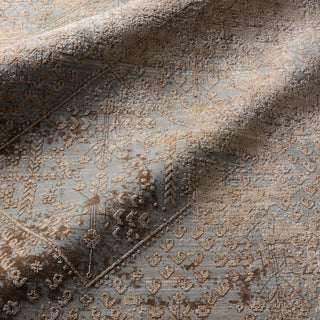 Jaipur Living Patterned Silence Eliora PSE01 Gray/Blue Area Rug Lifestyle Image Feature