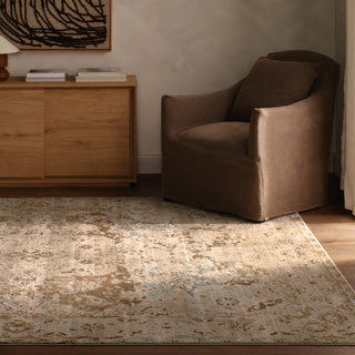 Jaipur Living Patterned Silence Xaviera PSE03 Gray / Multicolor Area Rug Room Scene 2