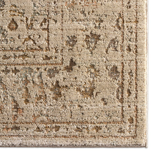 Jaipur Living Patterned Silence Rosealyn PSE05 Gray / Yellow Gold Area Rug Corner