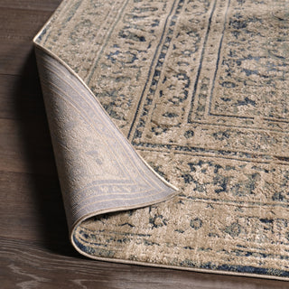 Jaipur Living Patterned Silence Kaia PSE06 Blue / Gray Area Rug Backing