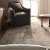 Jaipur Living Patterned Silence Kaia PSE06 Blue / Gray Area Rug Room Scene Feature