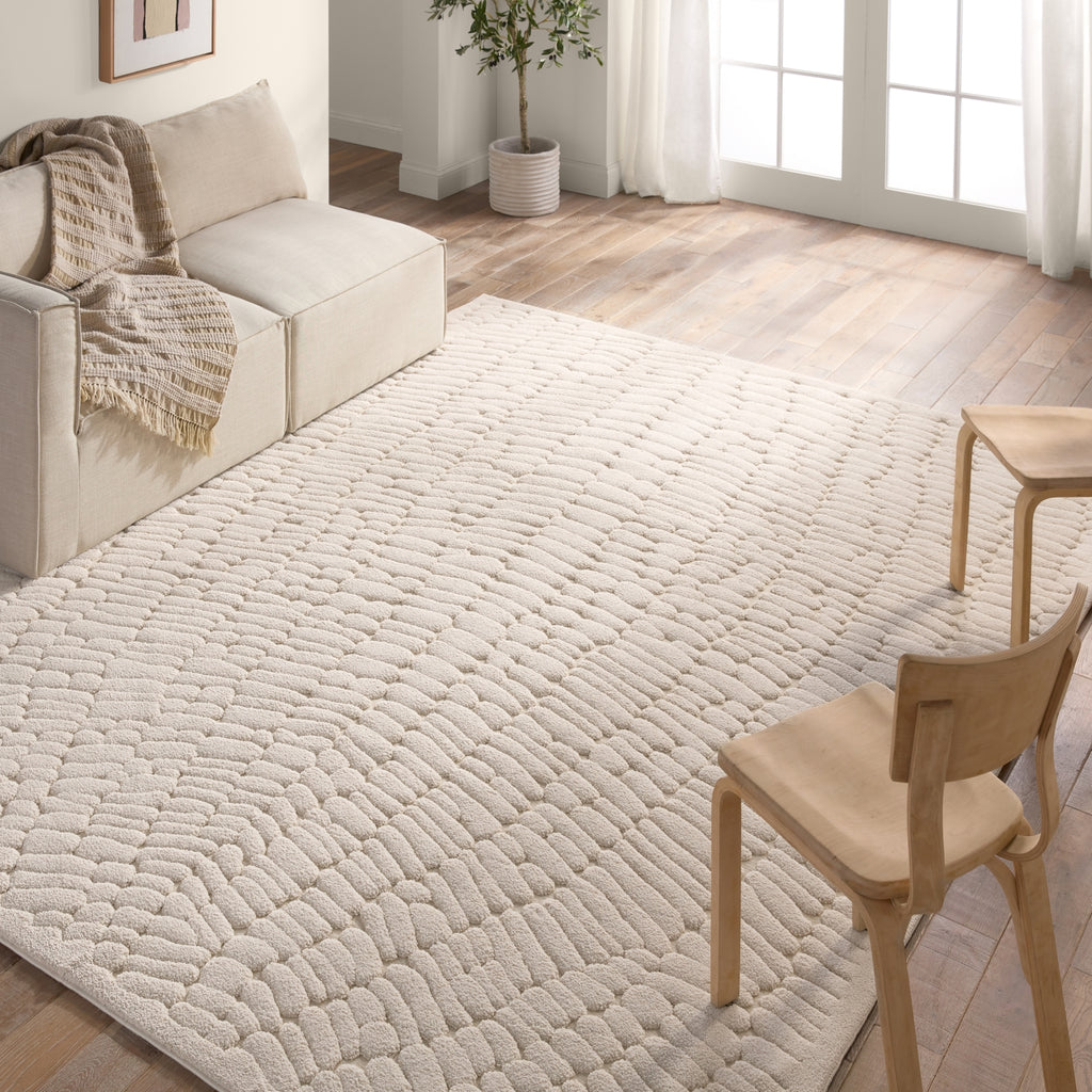 Jaipur Living Petros Barros PTR02 Cream/ Area Rug Lifestyle Image Feature